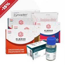 Course for mass: experienced [III]. Testosterone enanthate, trenbolone enanthate, drostanolone and testosterone propionate